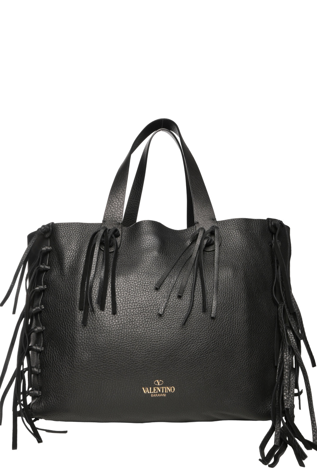Valentino C-Rockee Fringe Tote