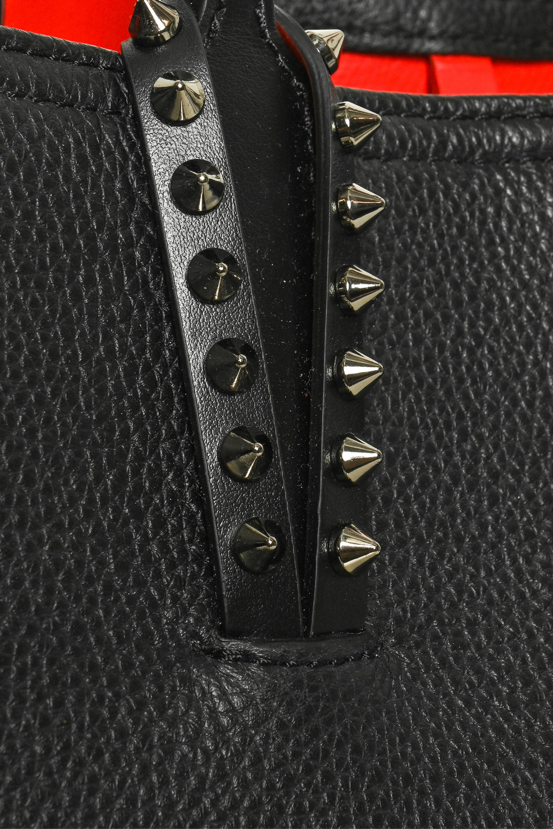 Christian Louboutin Cabata Spike Leather Tote