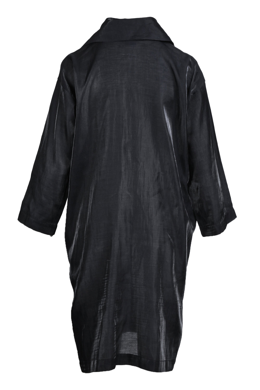 Issey Miyake Size S Quarter Button Sheer Dress