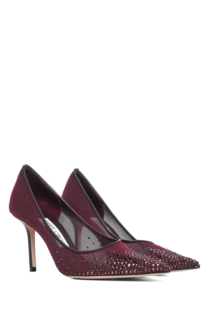 Jimmy Choo Size 36 Love 85 Rhinestone Mesh Pumps