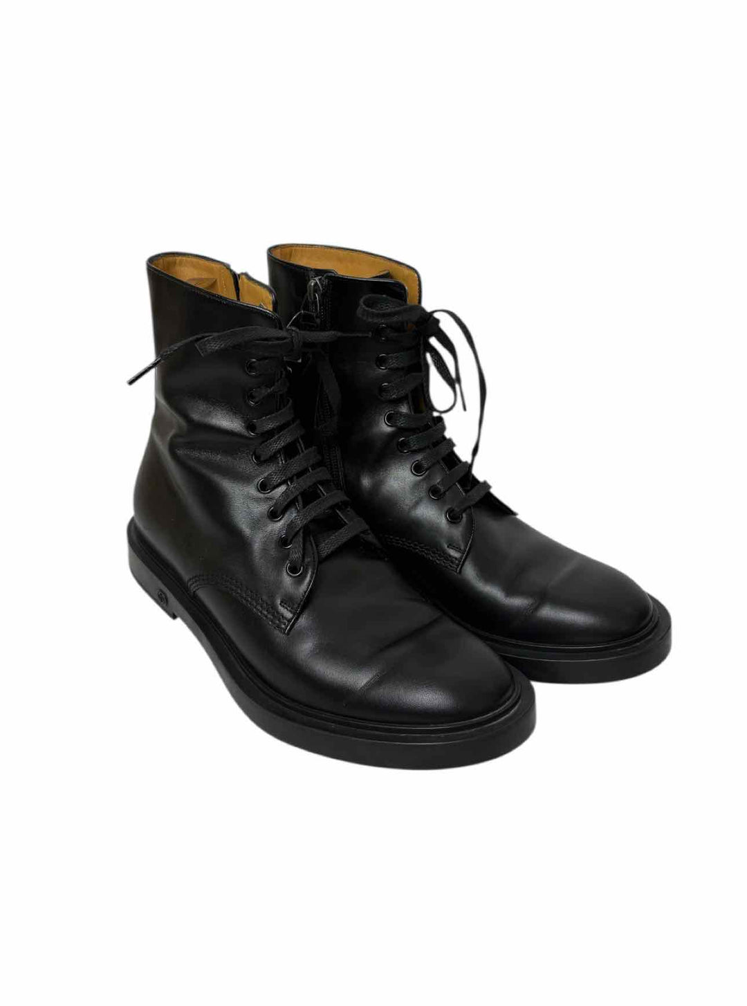 Gucci Size 6 Leather Combat Ankle Boots