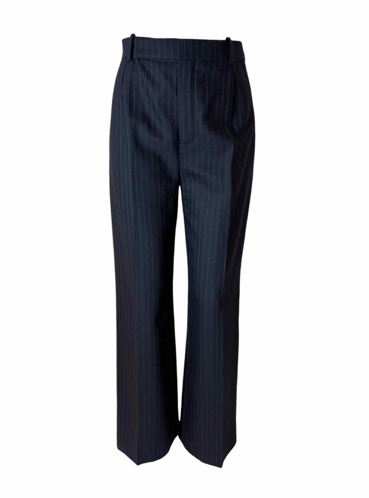 Saint Laurent Size 38 2022 Pinstripe Wide Leg Pants