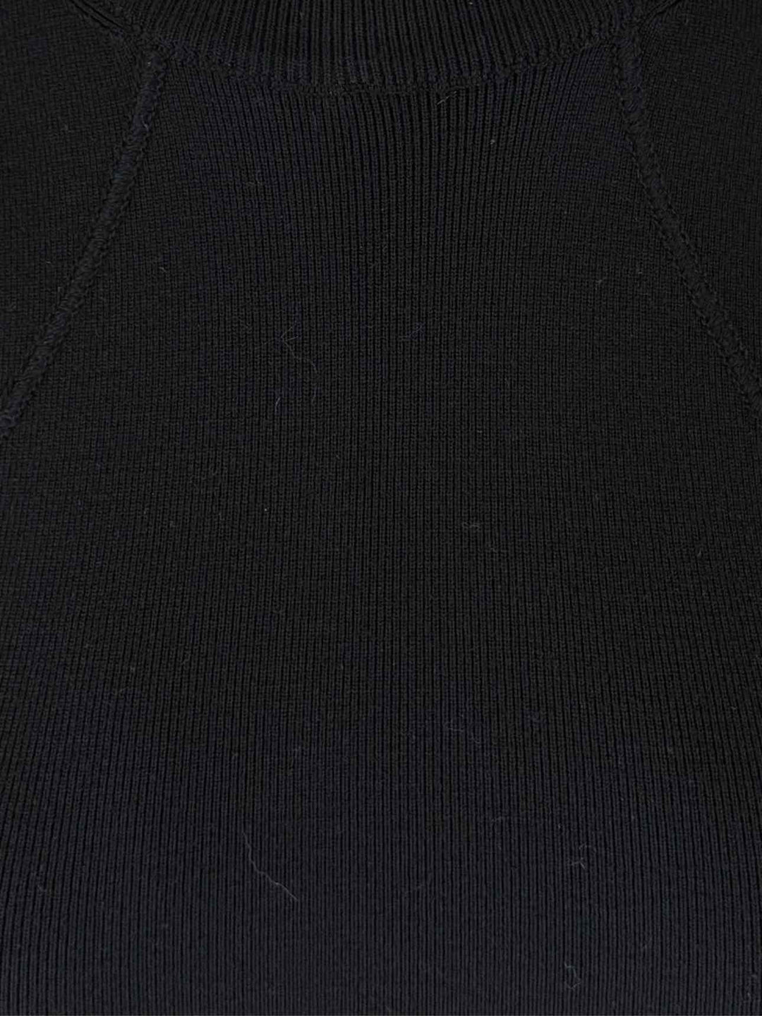 Victoria Beckham Size 2 Tie-Up Sleeve Wool-Blend Sweater