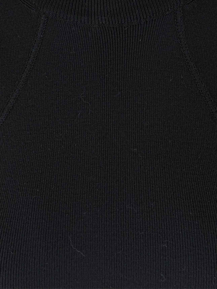 Victoria Beckham Size 2 Tie-Up Sleeve Wool-Blend Sweater