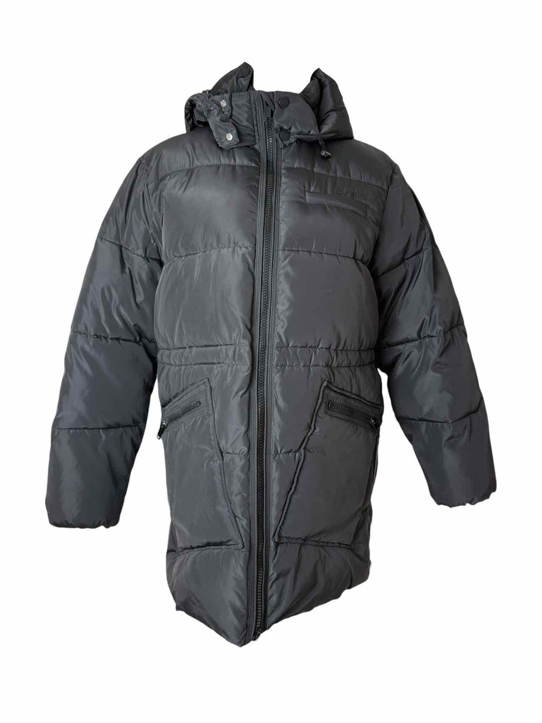 Ganni Size S/M Quilted Poly Coat