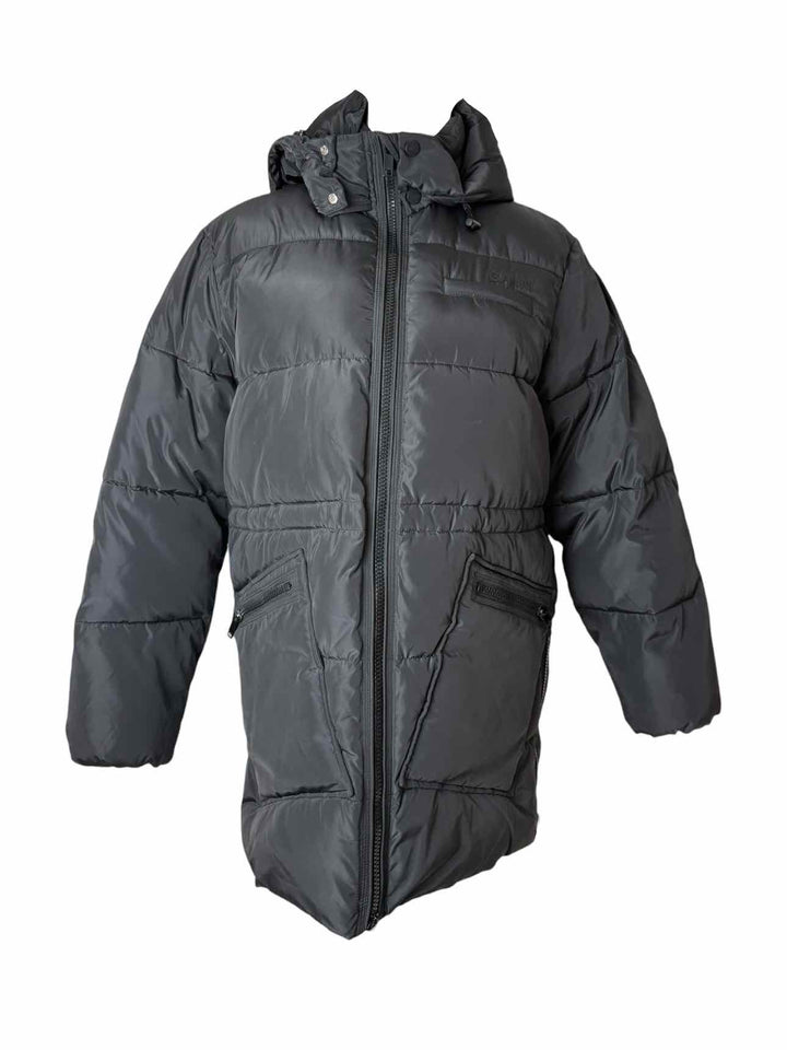 Ganni Size S/M Quilted Poly Coat