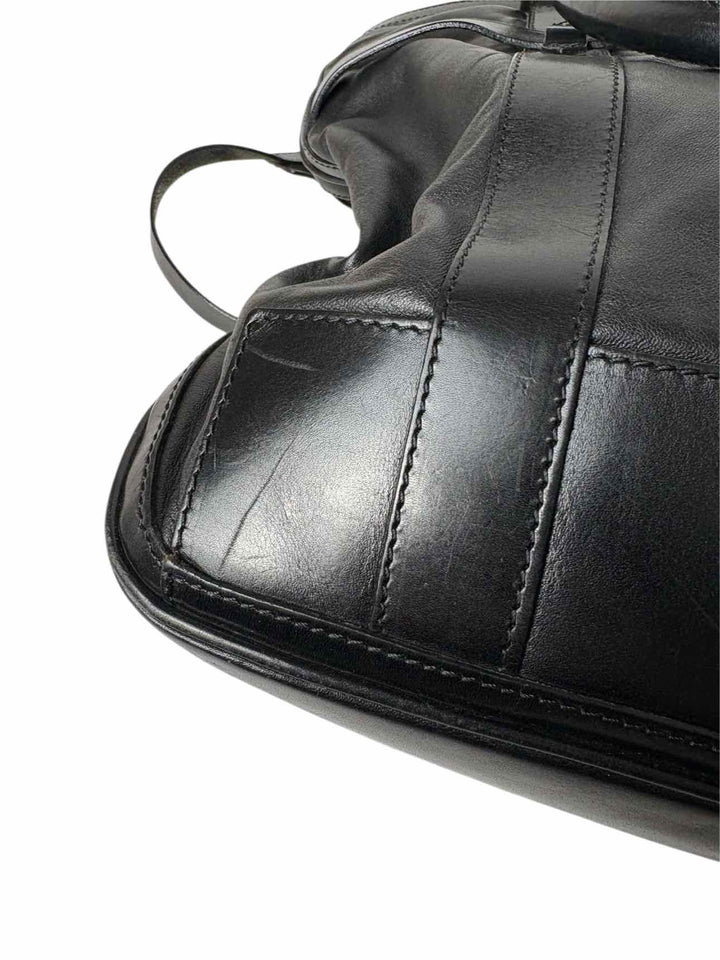 Burberry Black Leather Tote Purse