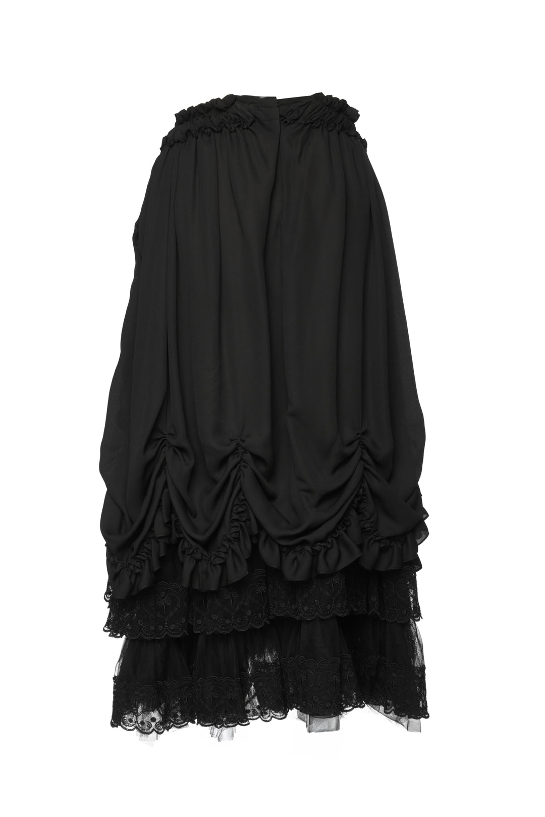 Simone Rocha Size 8 Ruched Tiered Dress