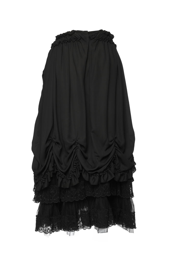 Simone Rocha Size 8 Ruched Tiered Dress