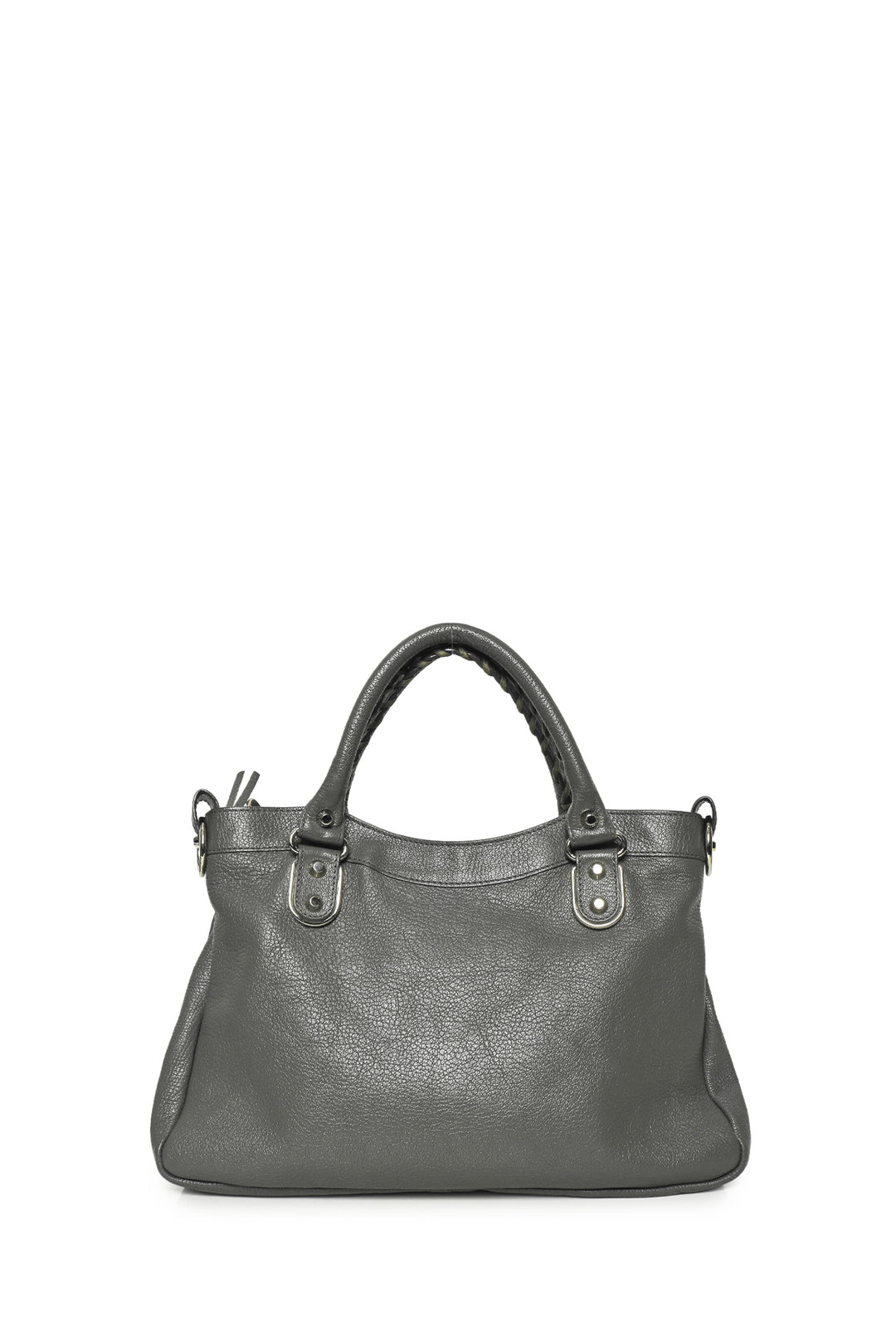 Balenciaga F/W 2016 Grained Calfskin Metallic Edge 2Way Town Shoulder Bag