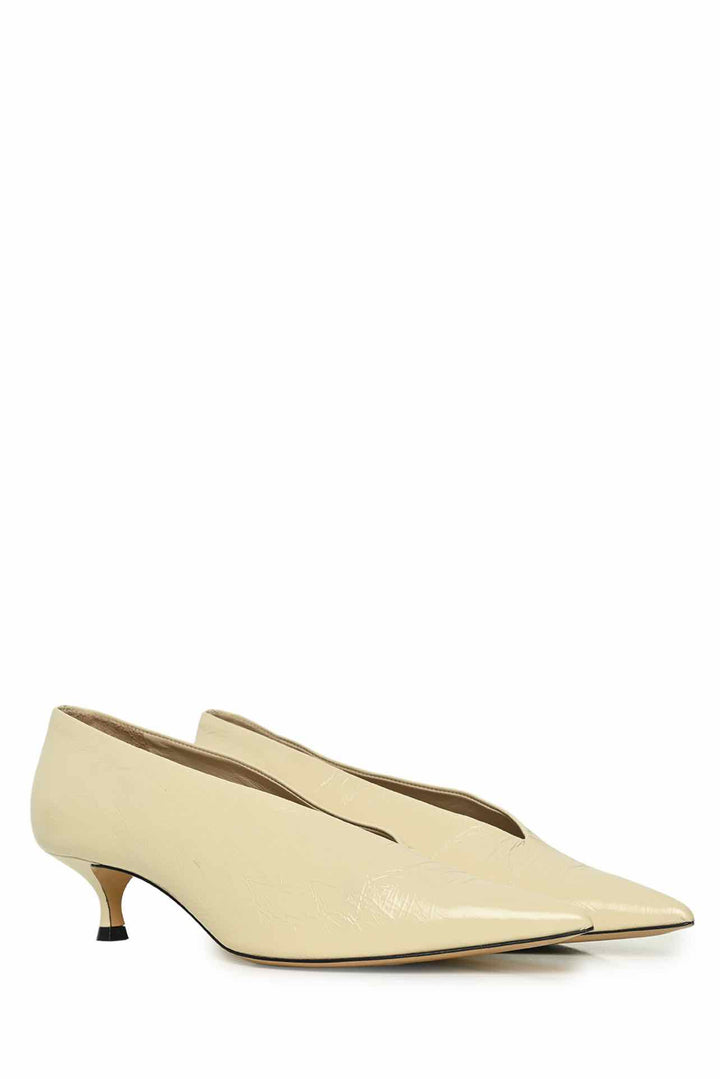 Le Monde Beryl Size 37.5 Babouche Kitten Heel Pumps