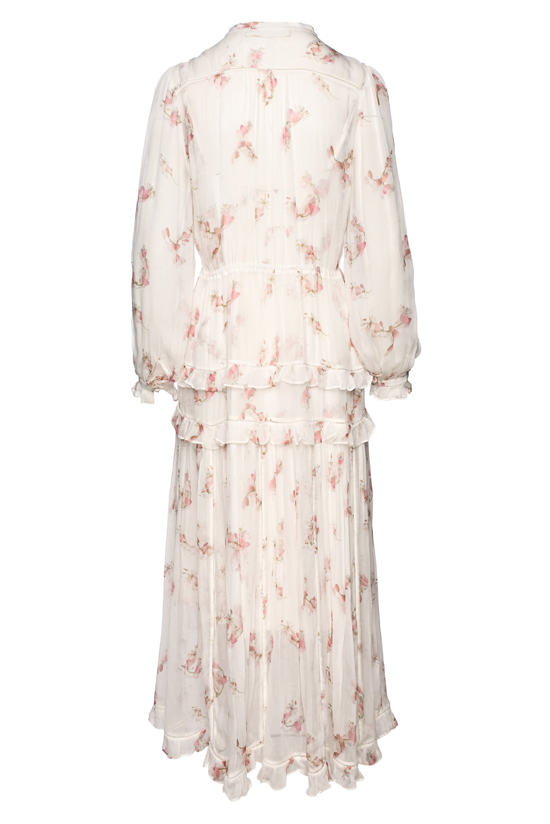 Zimmermann Size 3 Floral Tiered Maxi Dress