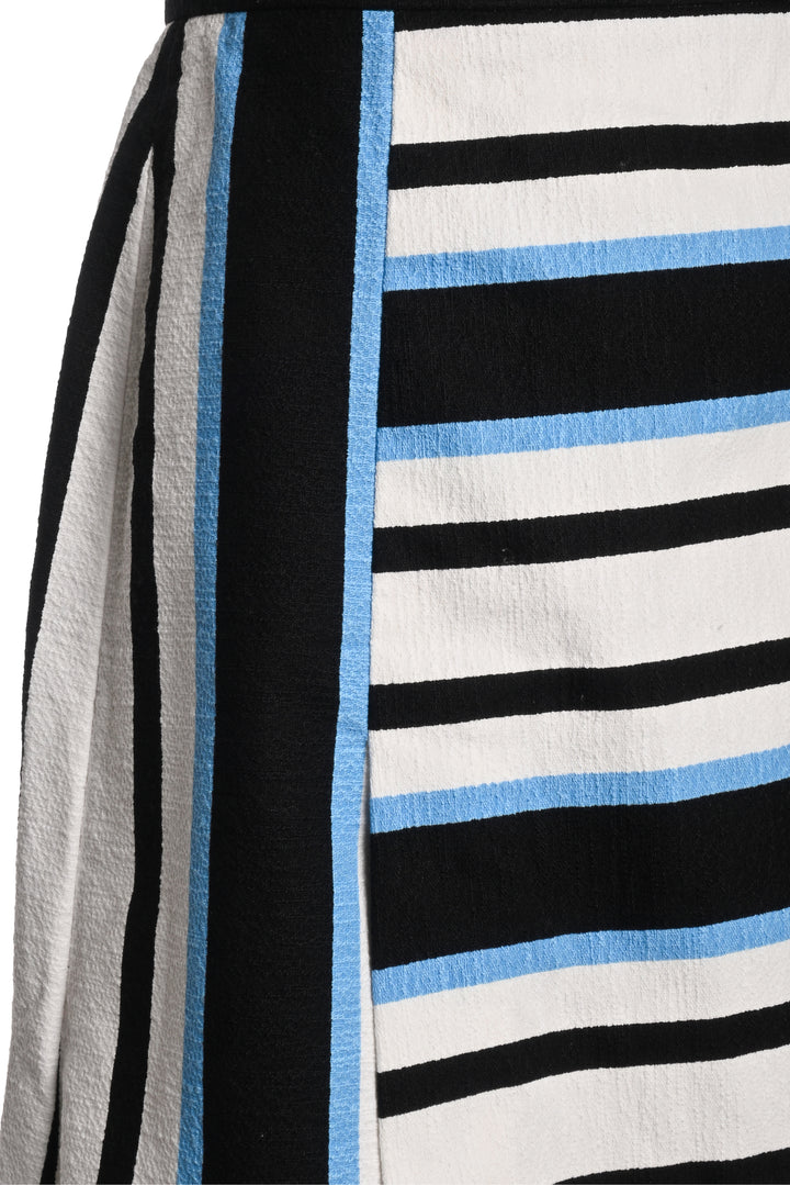 Dolce & Gabbana Size 44 Striped Knee Length Skirt