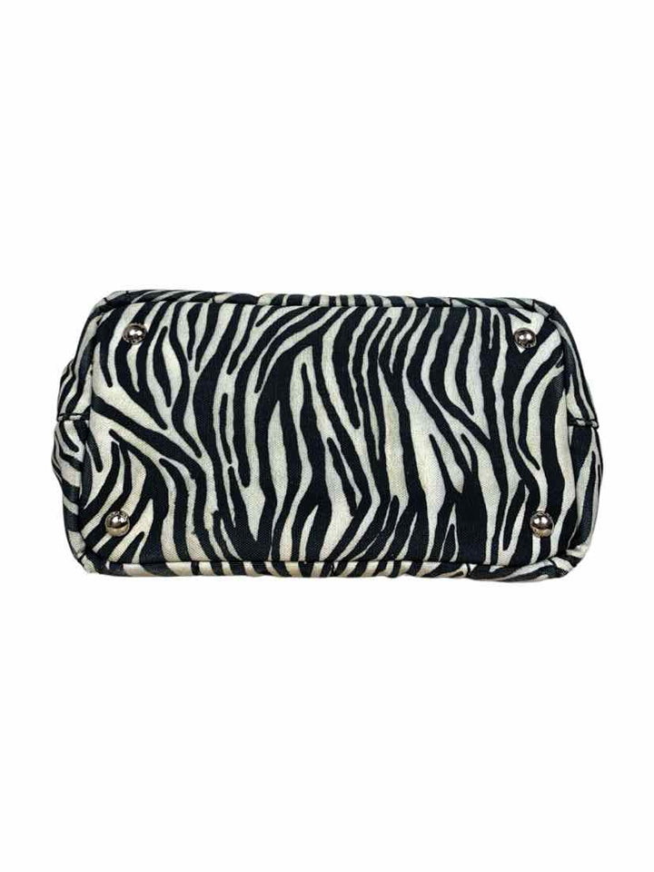 Prada Zebra Print Canapa Tote