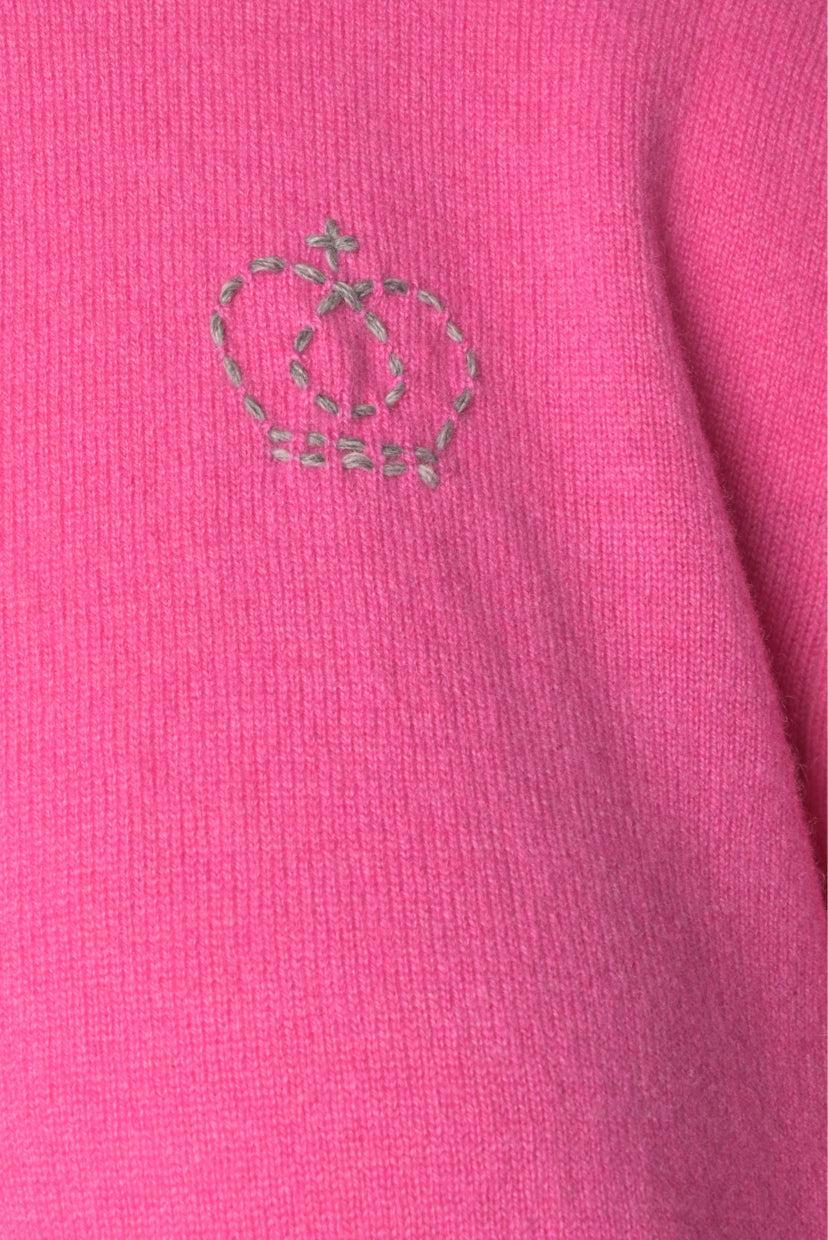 Queene and Belle Size XL Crown Cashmere Cardigan