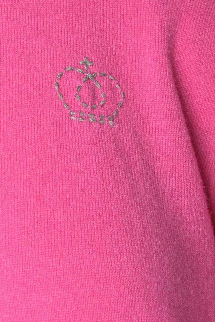 Queene and Belle Size XL Crown Cashmere Cardigan