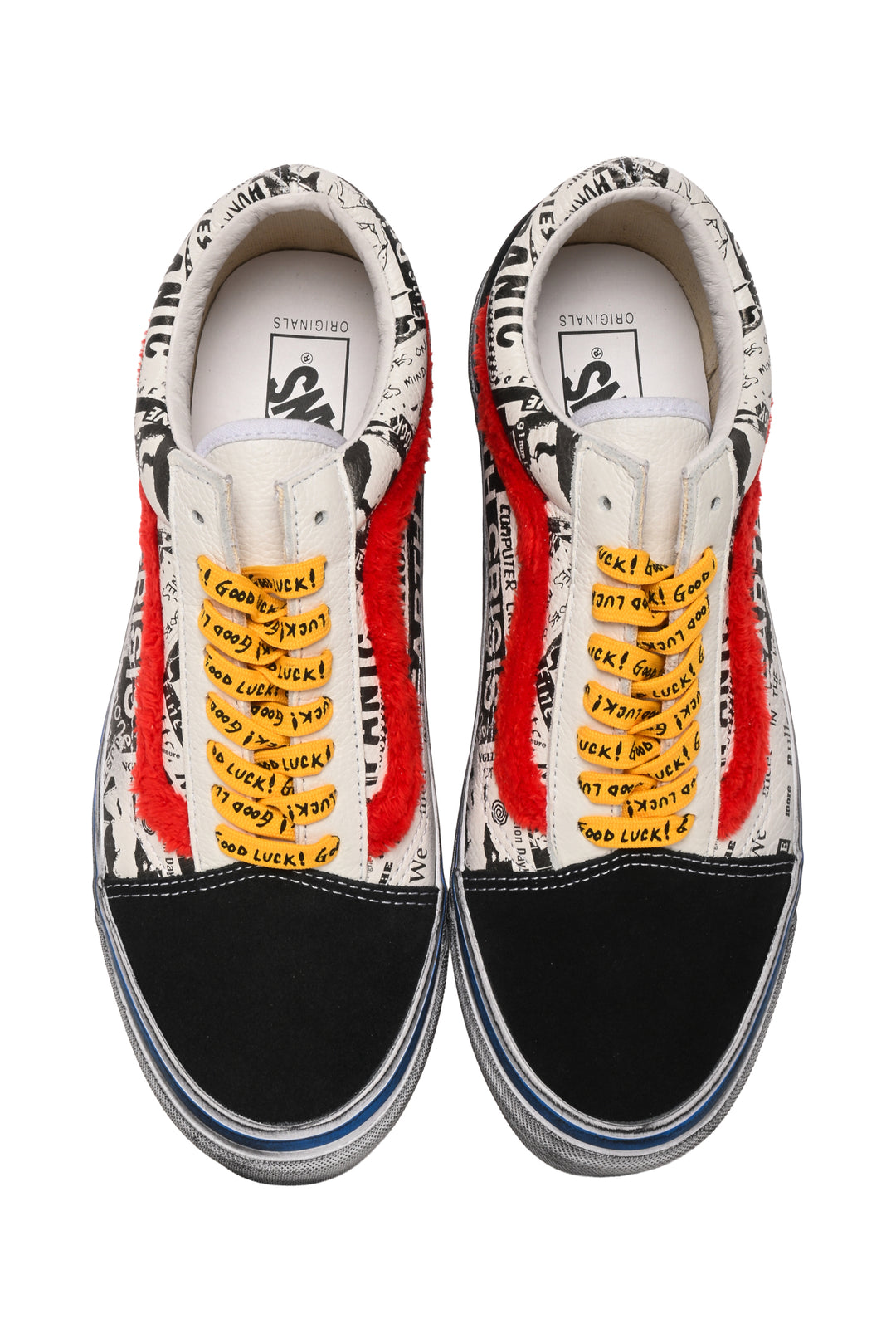 Vans x Gallery Dept Mens Size 10.5 Old Skool Good Luck Sneakers