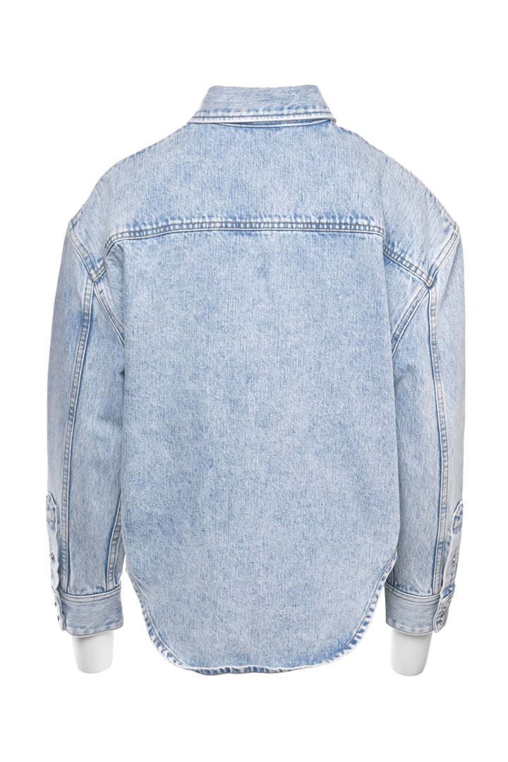Wardrobe.NYC Size 2XS Denim Shirt Jacket