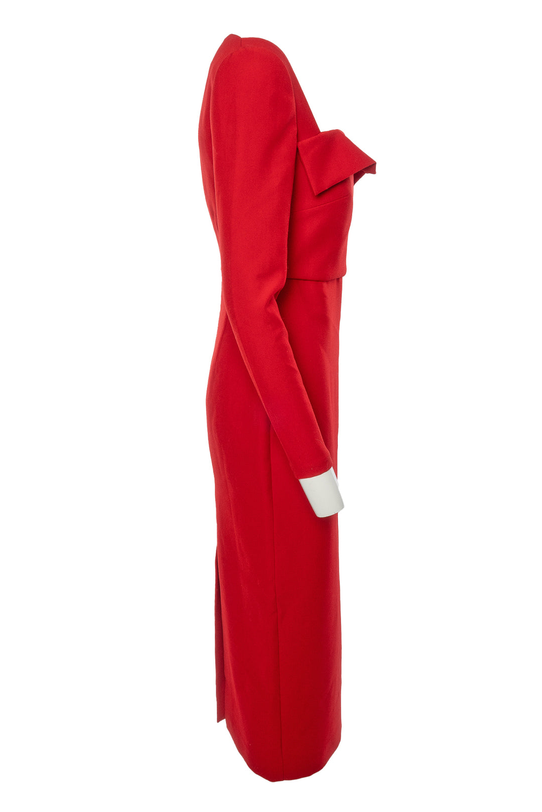 Roland Mouret Size 6 Long Sleeve Crepe Midi Dress