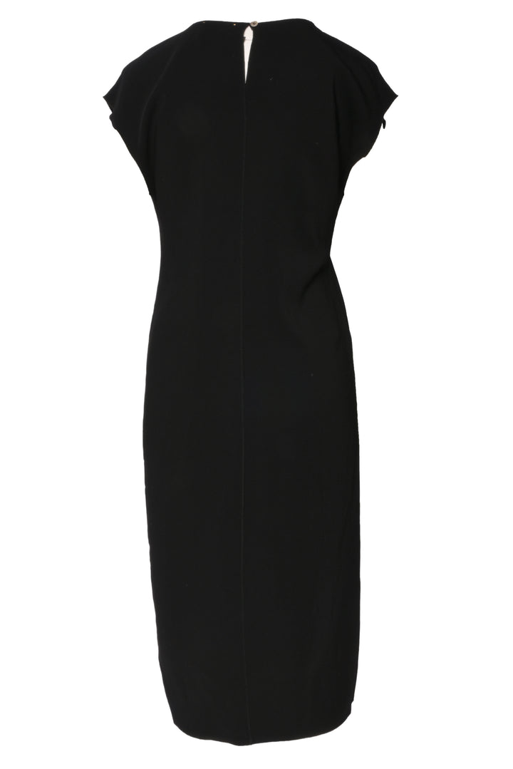 Forte_Forte Size 2 Stretch Crepe Cady Sheath Dress