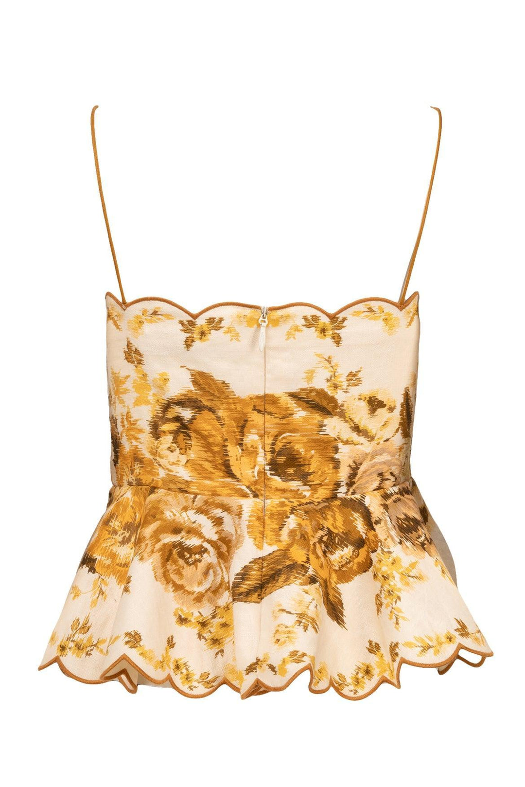 Zimmermann Size 3 Aliane Scallop Tank Top