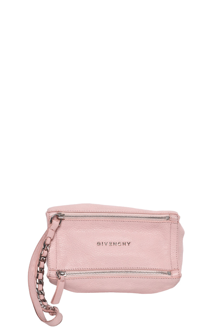 Givenchy Grained Leather Pandora Wristlet