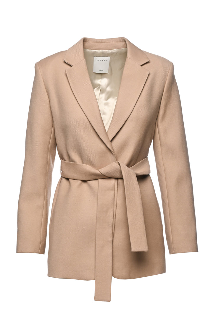 Sandro Size 34 Wool Blend Blazer