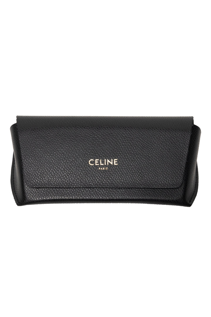 Celine Logo Monochroms Butterfly Square Sunglasses