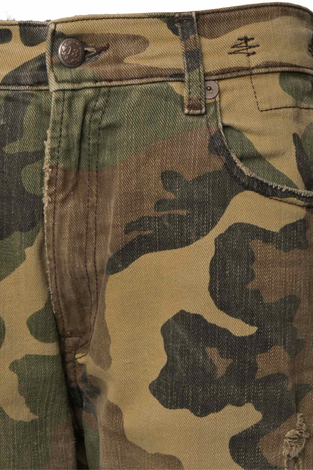 R13 Size 28 Camouflage Boyfriend Jeans
