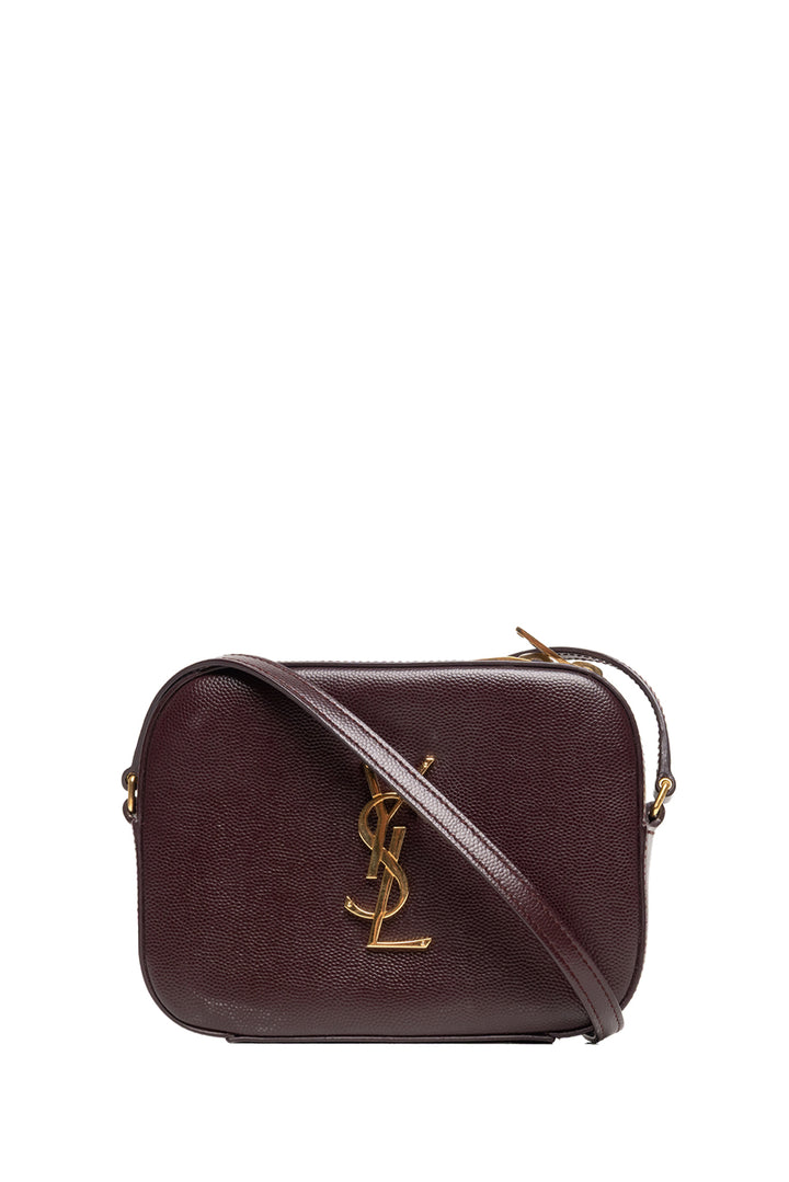 Saint Laurent 2015 Grain Leather Small Classic Monogram Camera Bag