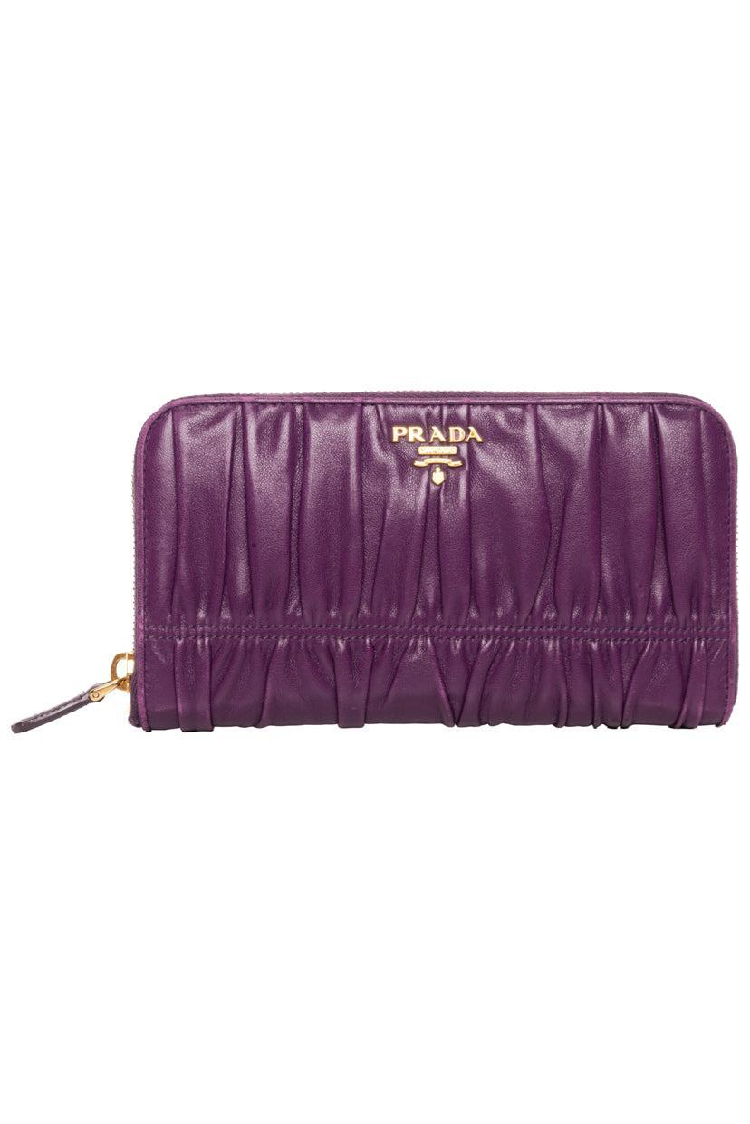 Prada Nappa Leather Continental Wallet