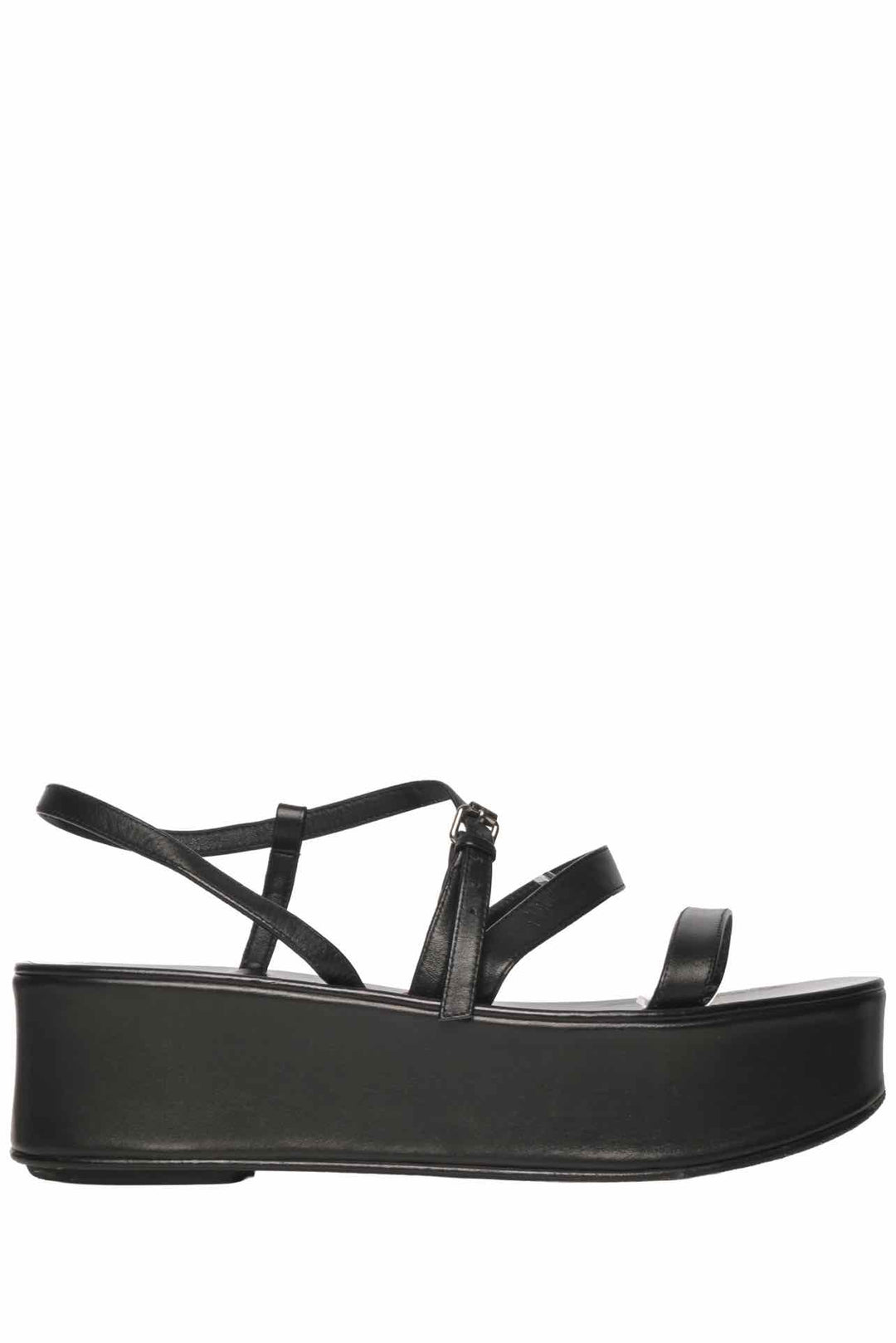The Row Size 38 Leather Platform Slingback Sandals