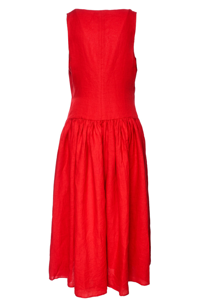 APIECE APART Size 10 Tiered Wrap Maxi Dress