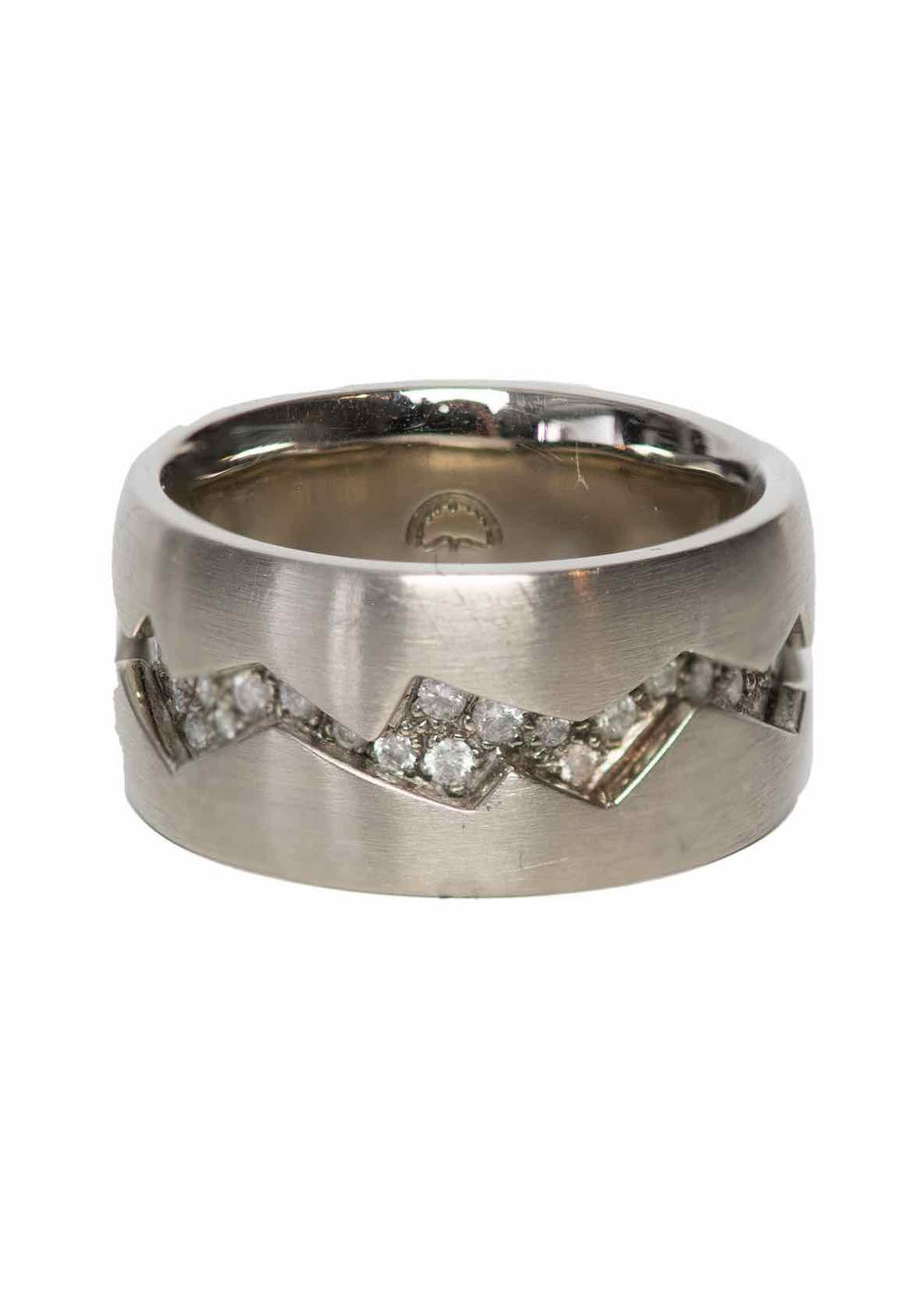 Stittgen 19K White Gold & Diamond River Of Life Ring