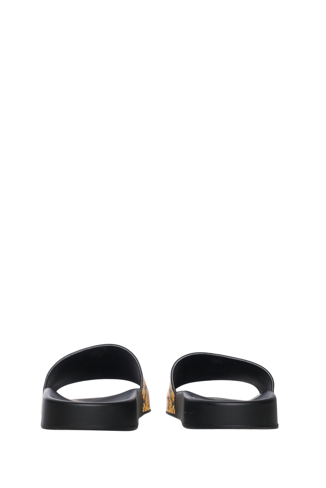 Versace Size 39 Baroque Printed Slip-on Slides