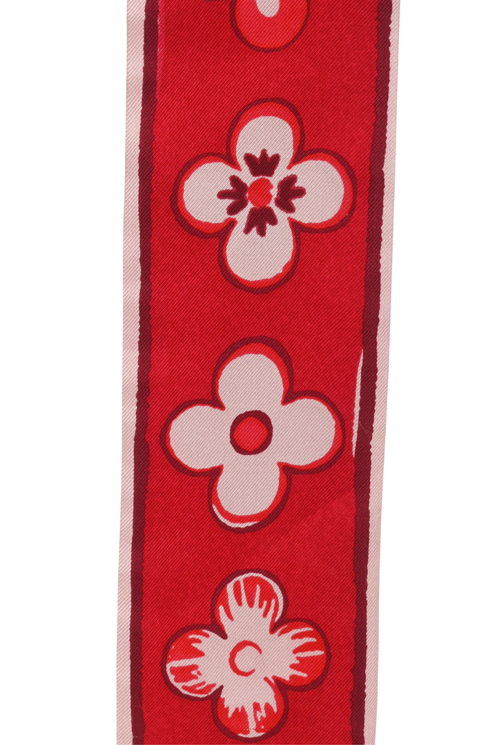 Louis Vuitton Fleur de Porcelaine Floral Print Bandeau Scarf