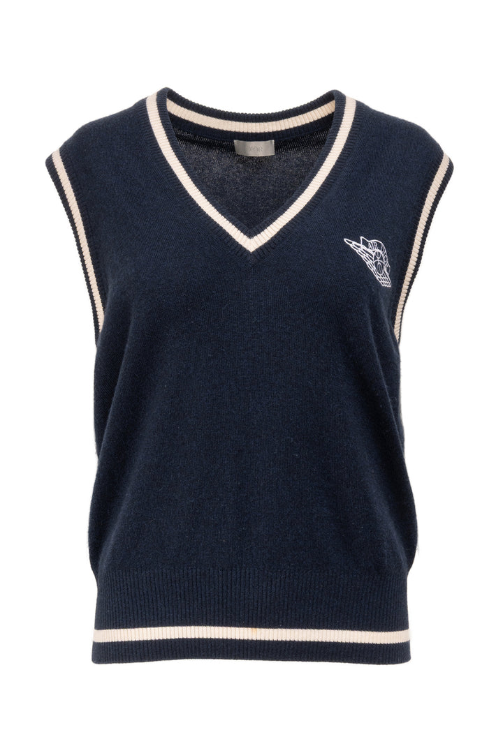 Dior Size S Air Dior Cashmere Sweater Vest