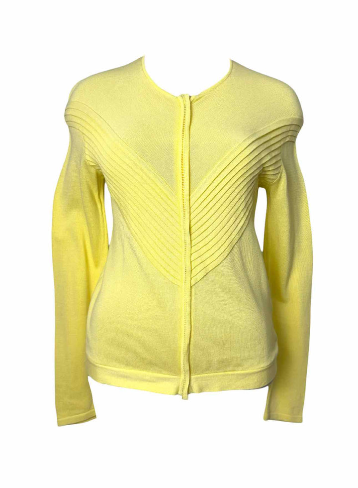 Gianni Versace Size S Vintage Cotton Zip Cardigan