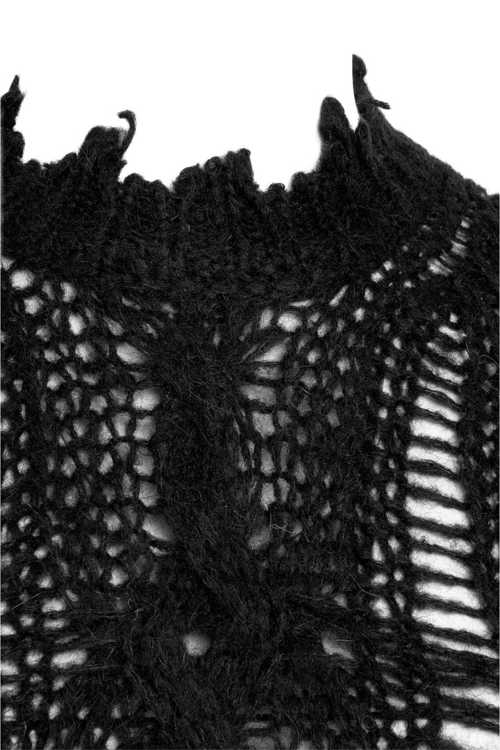 Acne Studios Size XS Distressed Loose Knit  Sweater