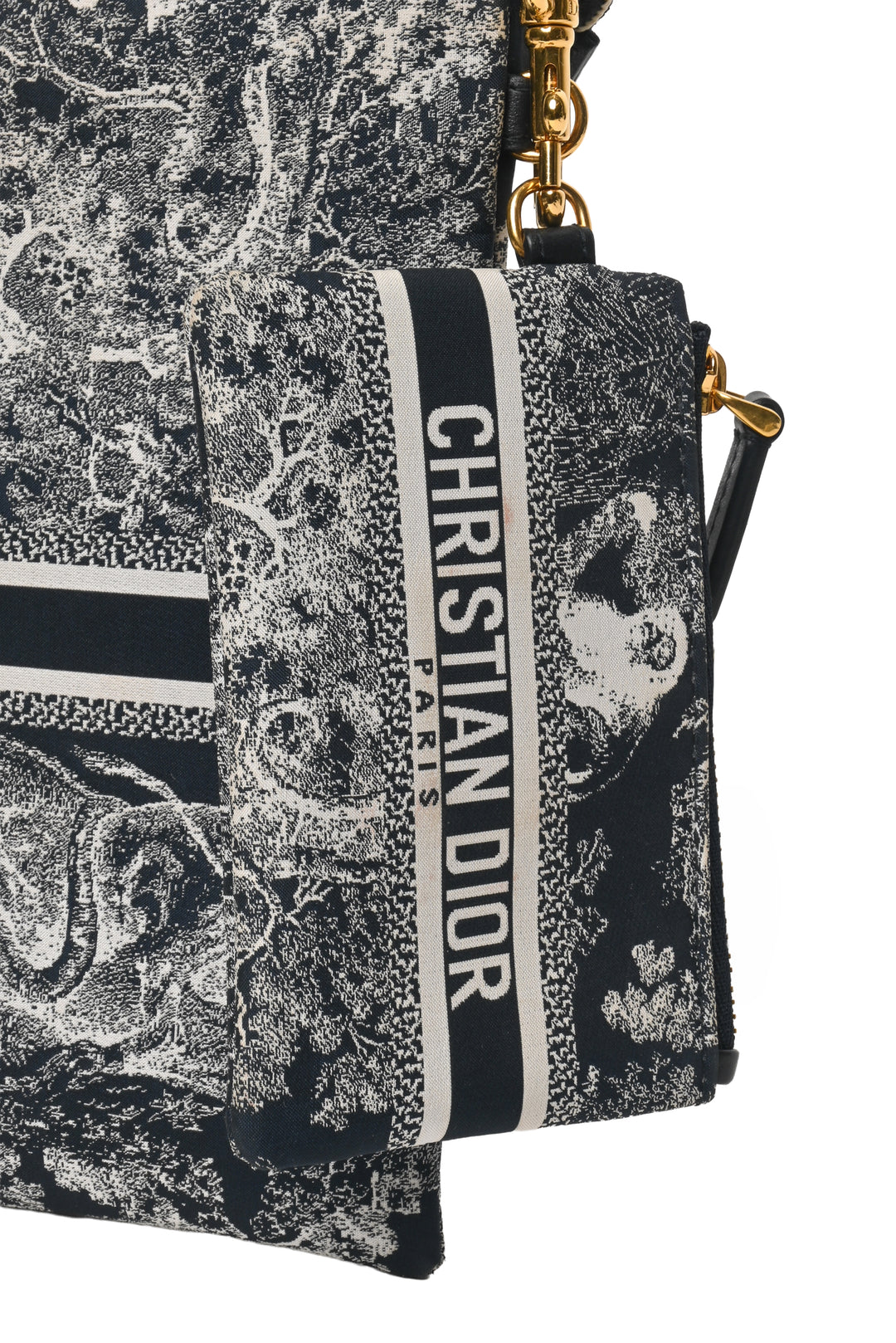 Dior Travel Multifunctional Toile De Jouy Pouch Crossbody