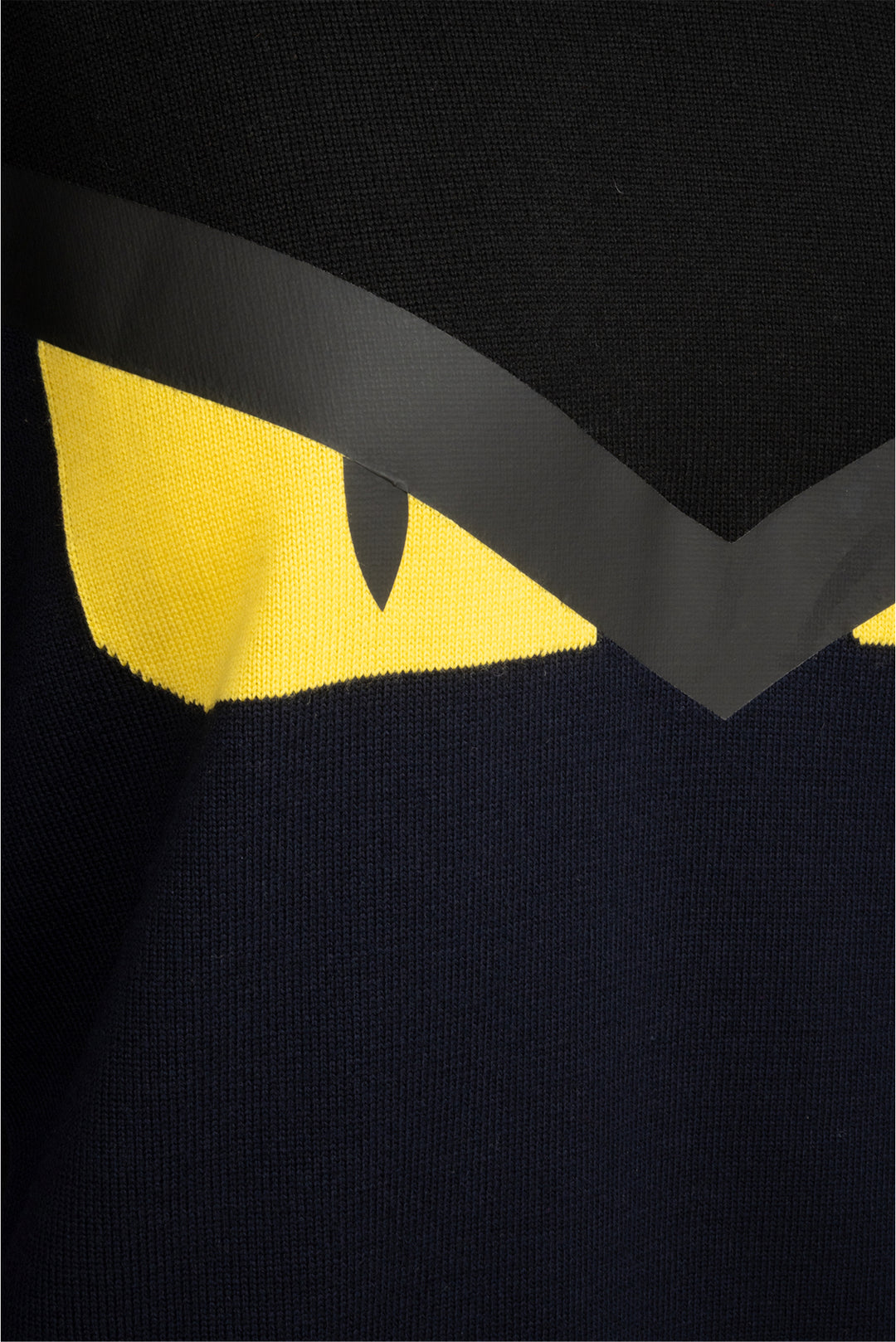 Fendi Size 48 Monster Eyes Knit Turtleneck Sweater