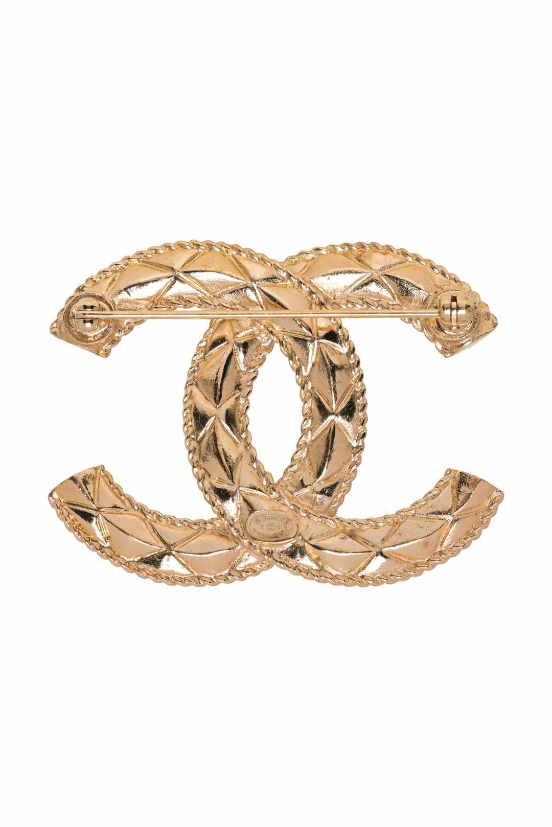 Chanel 2019 CC Faux Pearl & Crystal Brooch