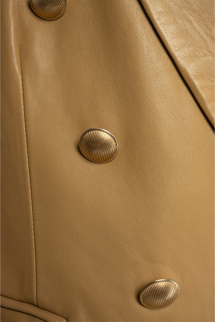 L'Agence Size 8 Leather Blazer