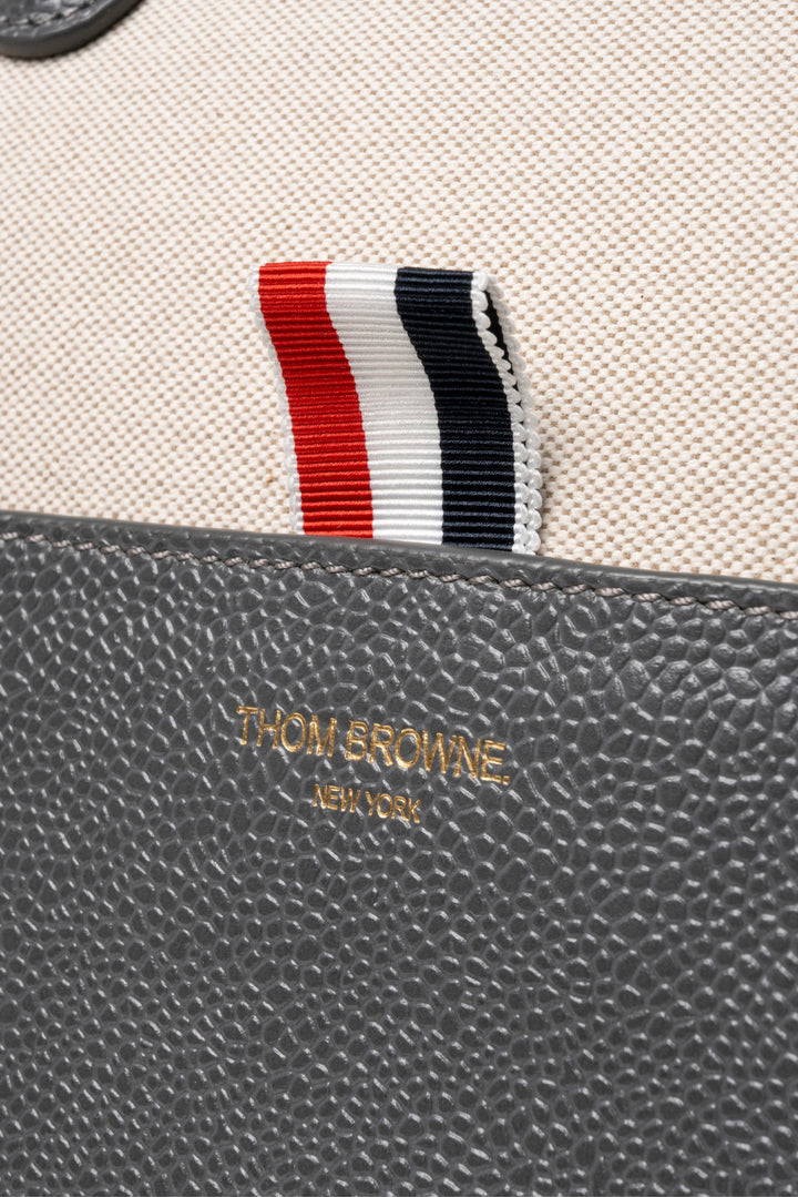 Thom Browne Medium Canvas Tote