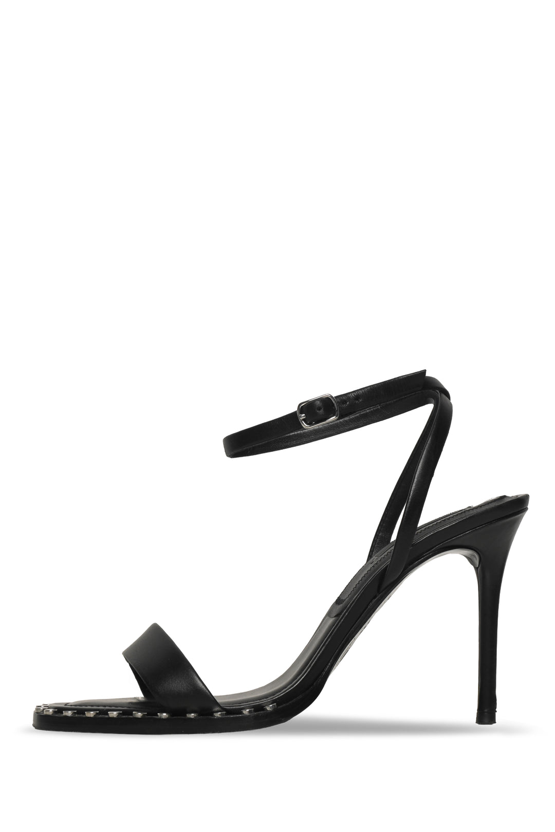 Alexander Wang Size 38.5 Cate Studded Strappy Leather Sandals