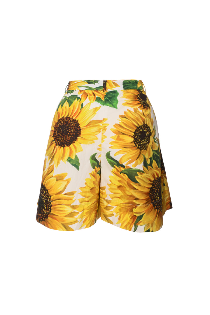 Dolce & Gabbana Size 40 Sunflower Shorts