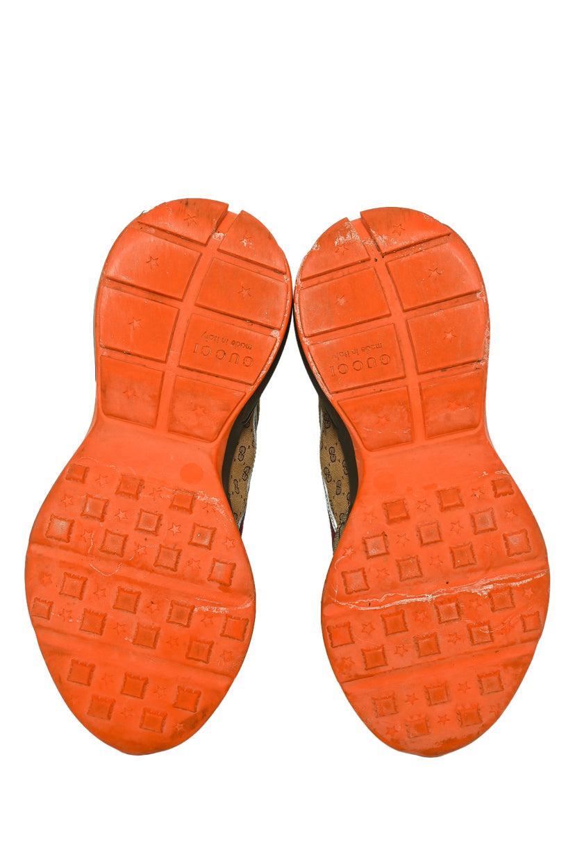 Gucci Size 6 Multicolour GG Monogram Rhyton Sneaker