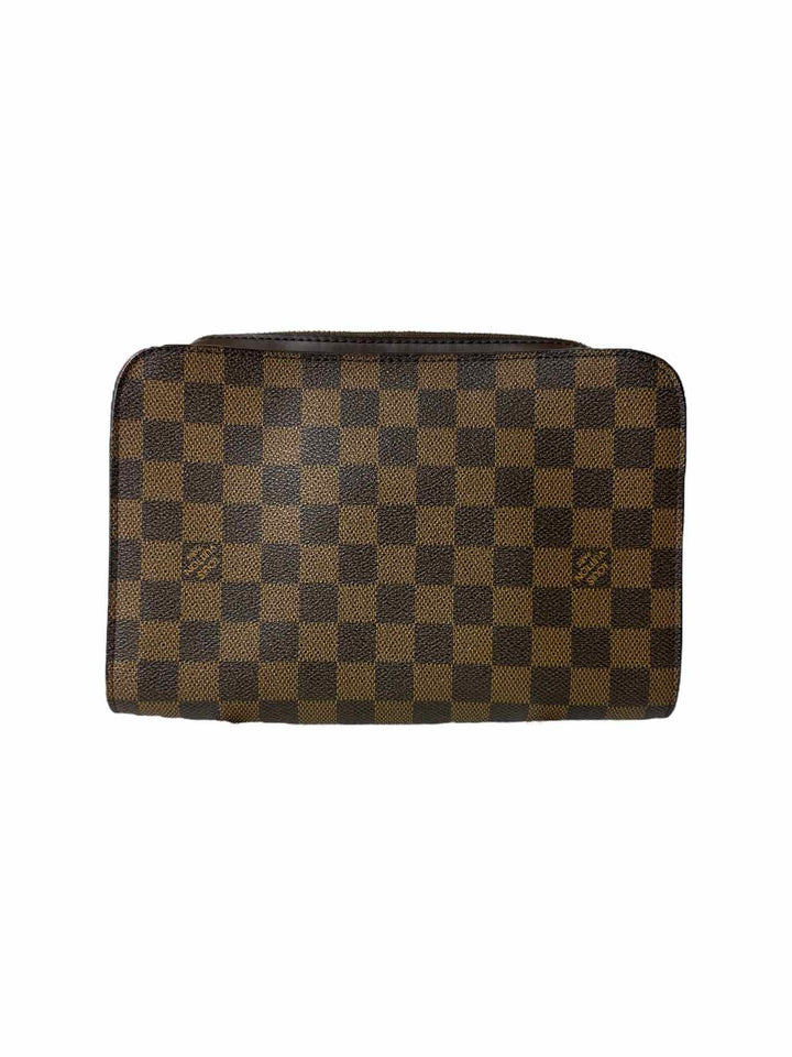 Louis Vuitton Damier Ebene Pochette Saint Louis Clutch