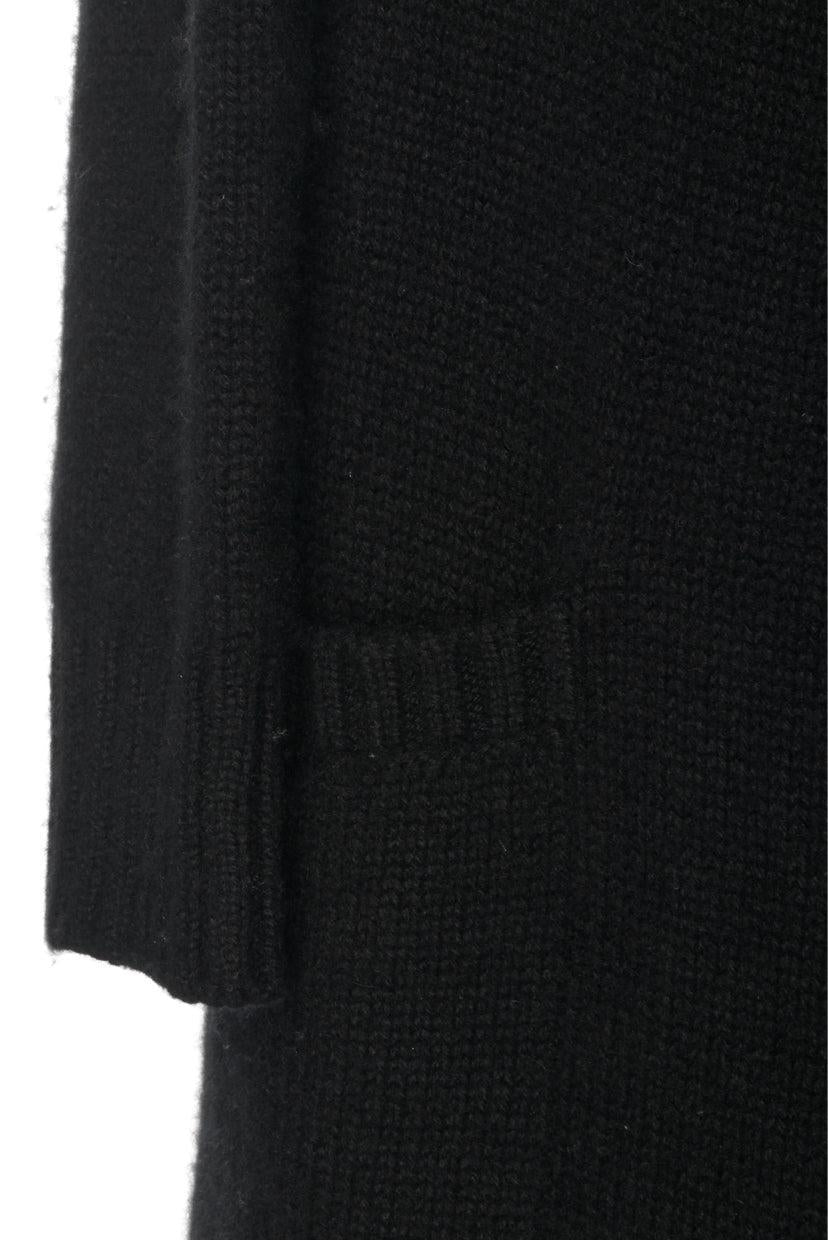 Black Goat Size SCashmere Cardigan