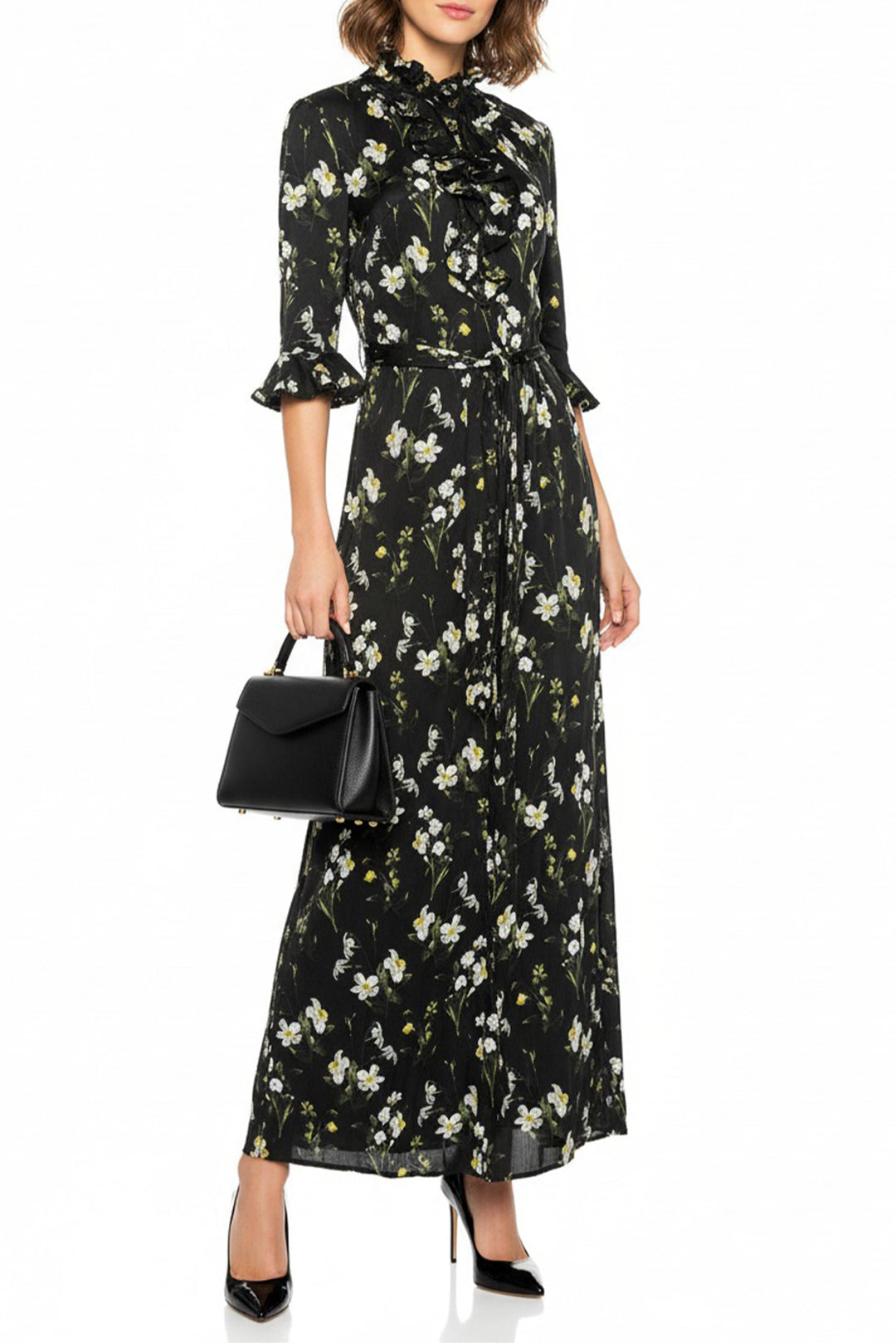 Erdem Size 10 Floral Maxi Dress